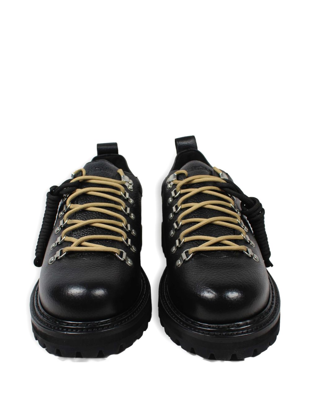 lace-up leather sneakers