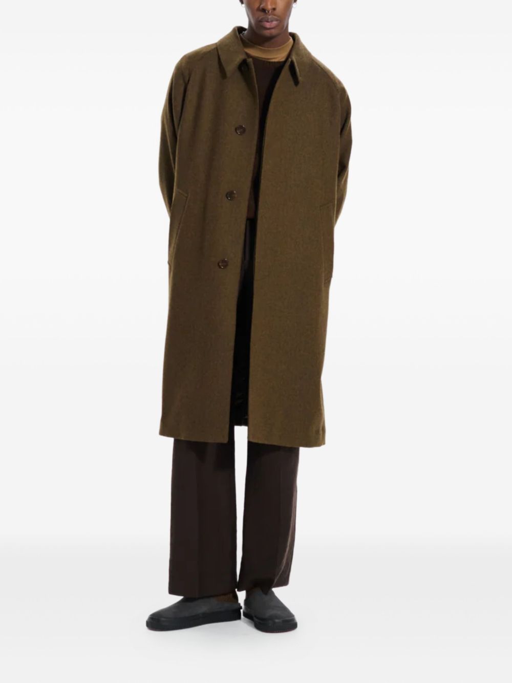 Roxburgh wool riding coat