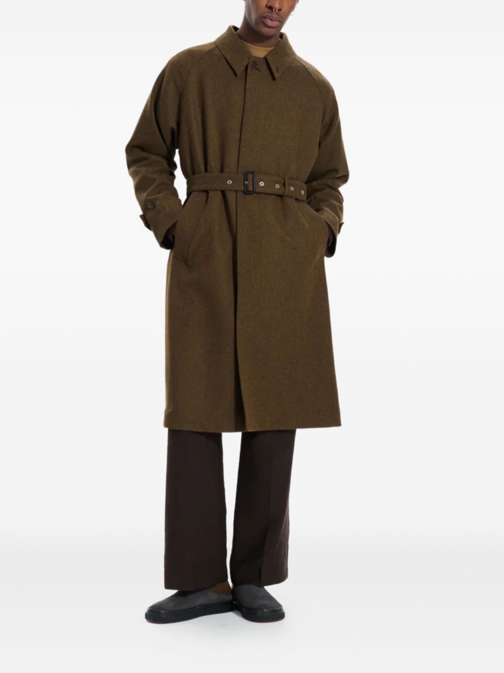 Roxburgh wool riding coat