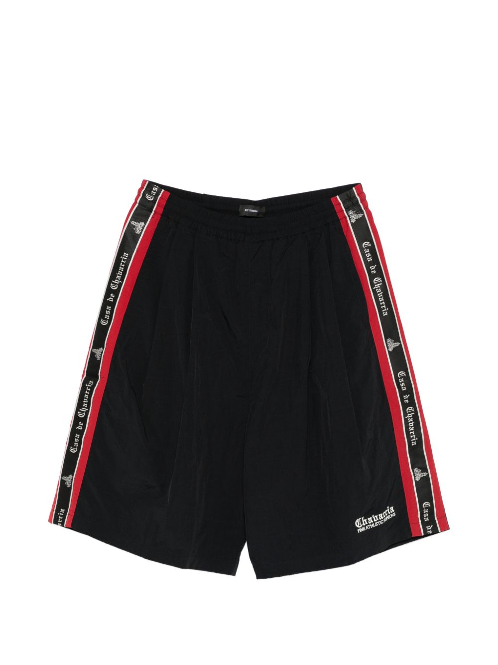 logo-embroidered shorts