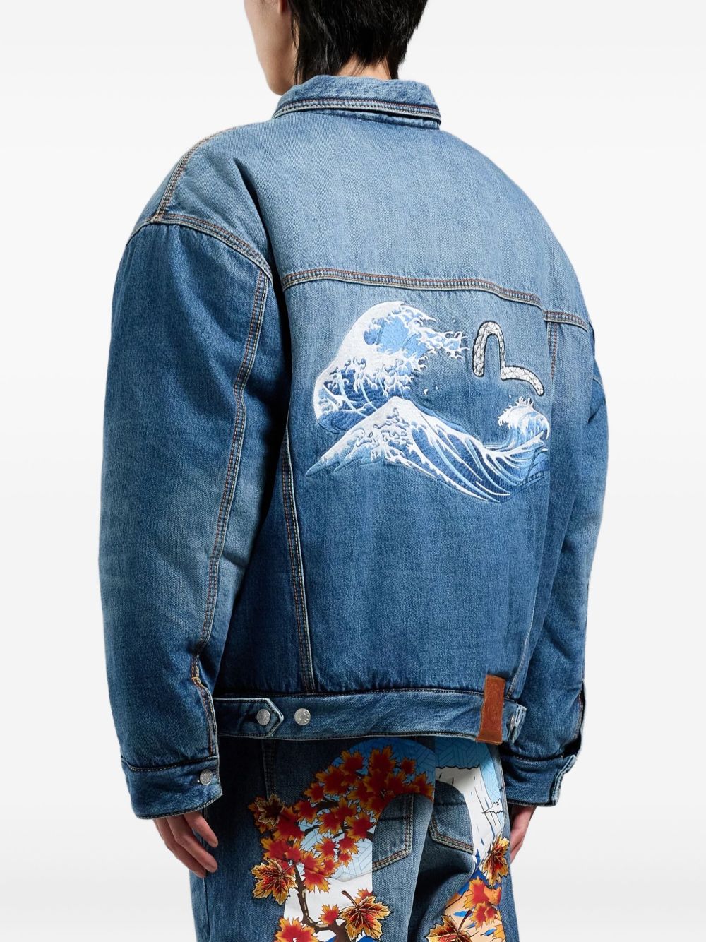 x Evisu graphic-print cotton jacket