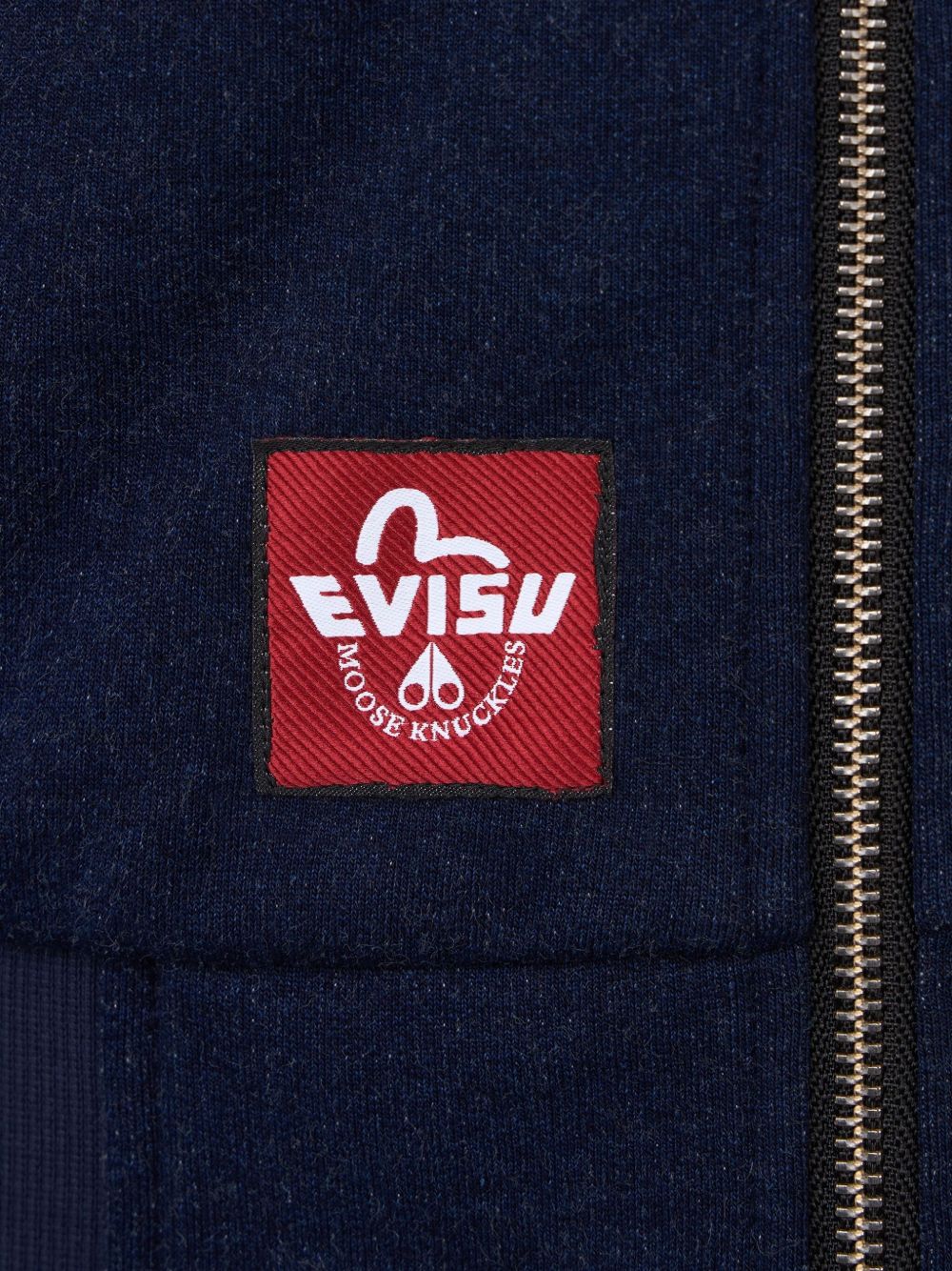 x Evisu zip-up hoodie