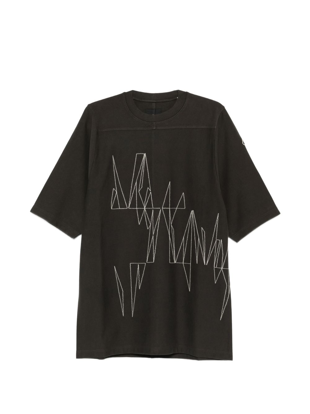 jumbo knit graphic T-shirt