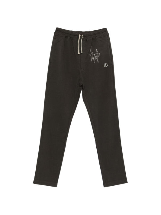 embroidered track pants