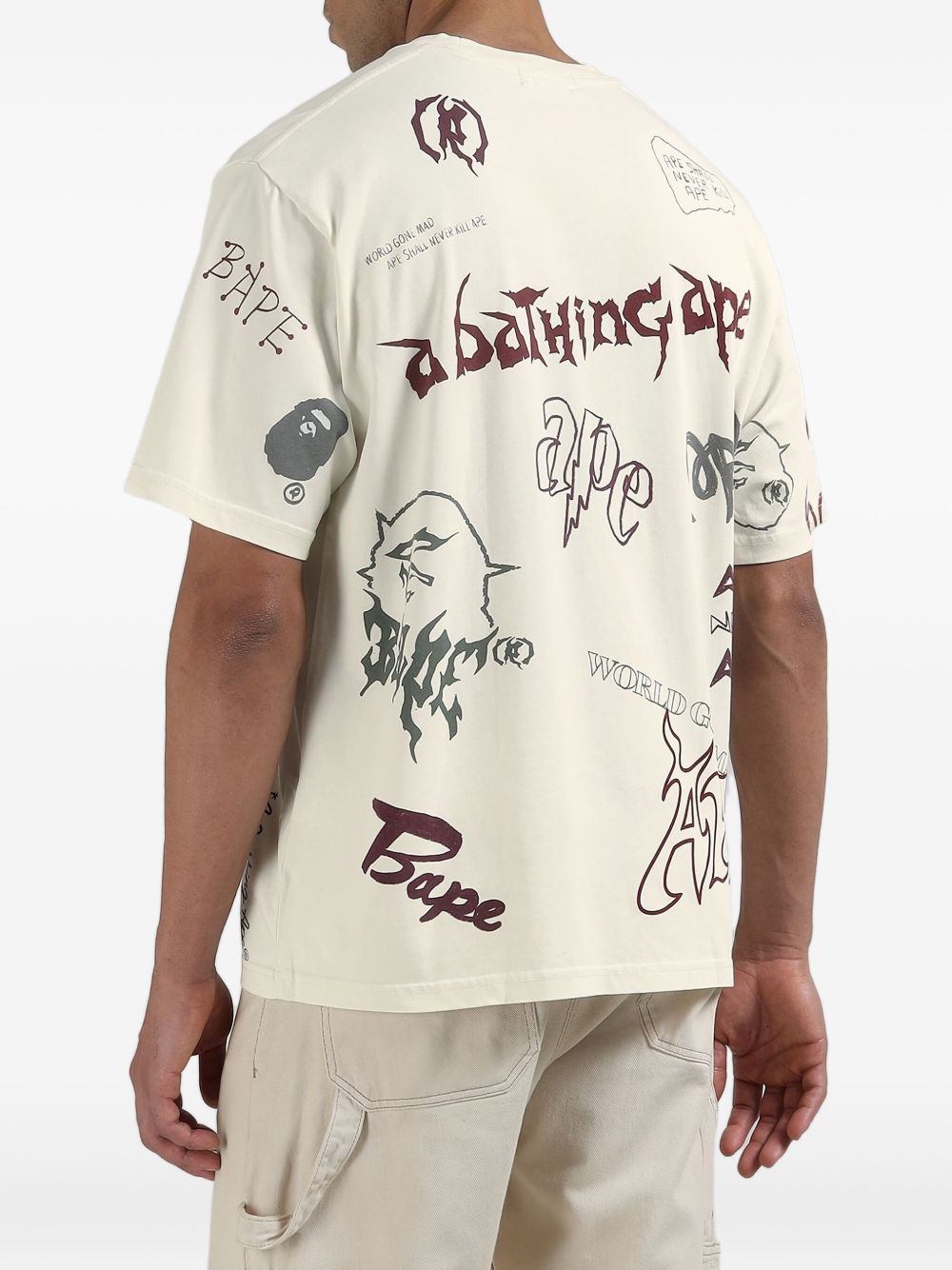 World Gone Mad graphic-print T-shirt