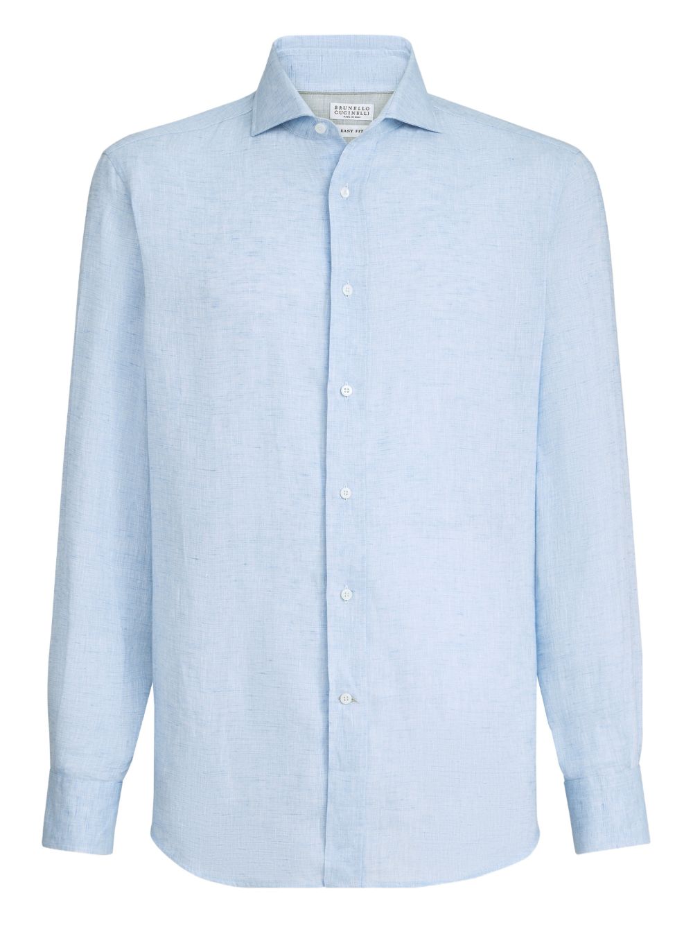 spread-collar shirt