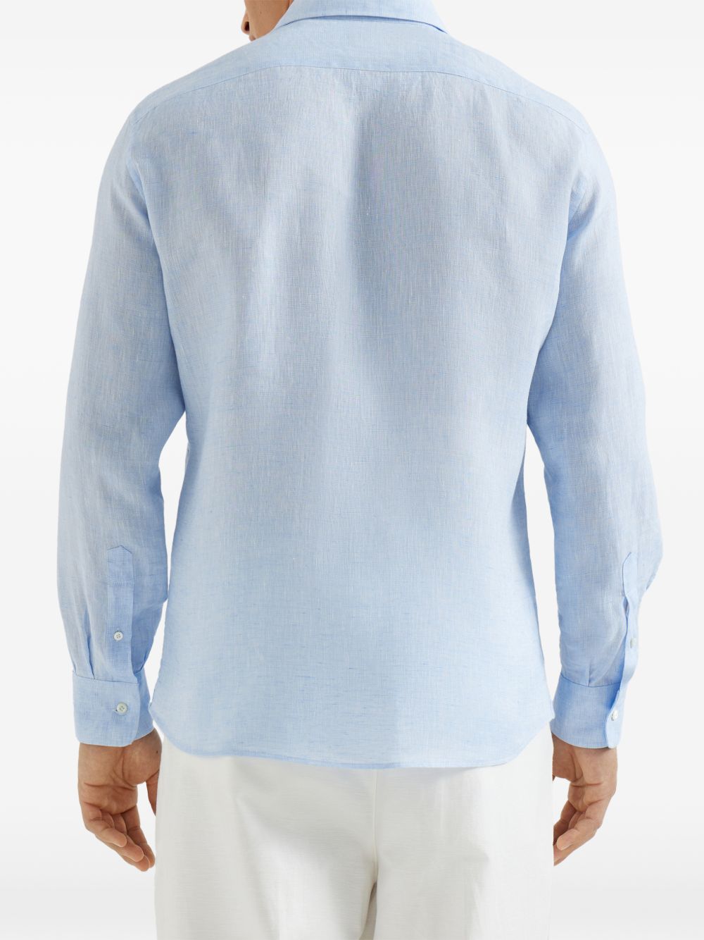 spread-collar shirt