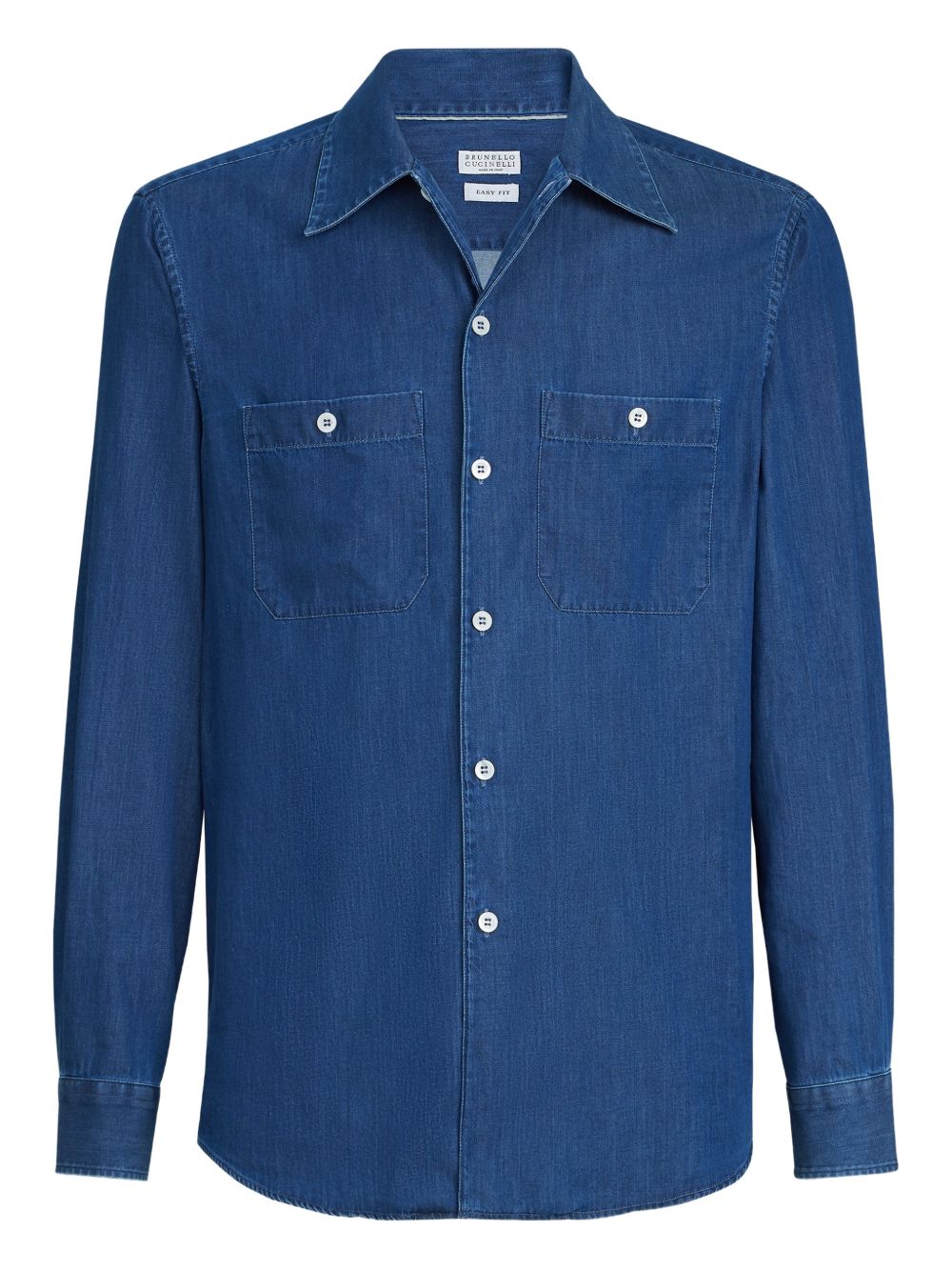 chest-pockets long-sleeve shirt