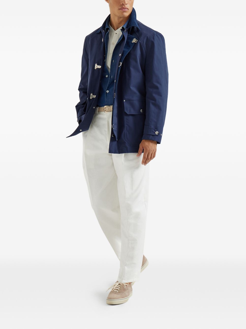 chest-pockets long-sleeve shirt