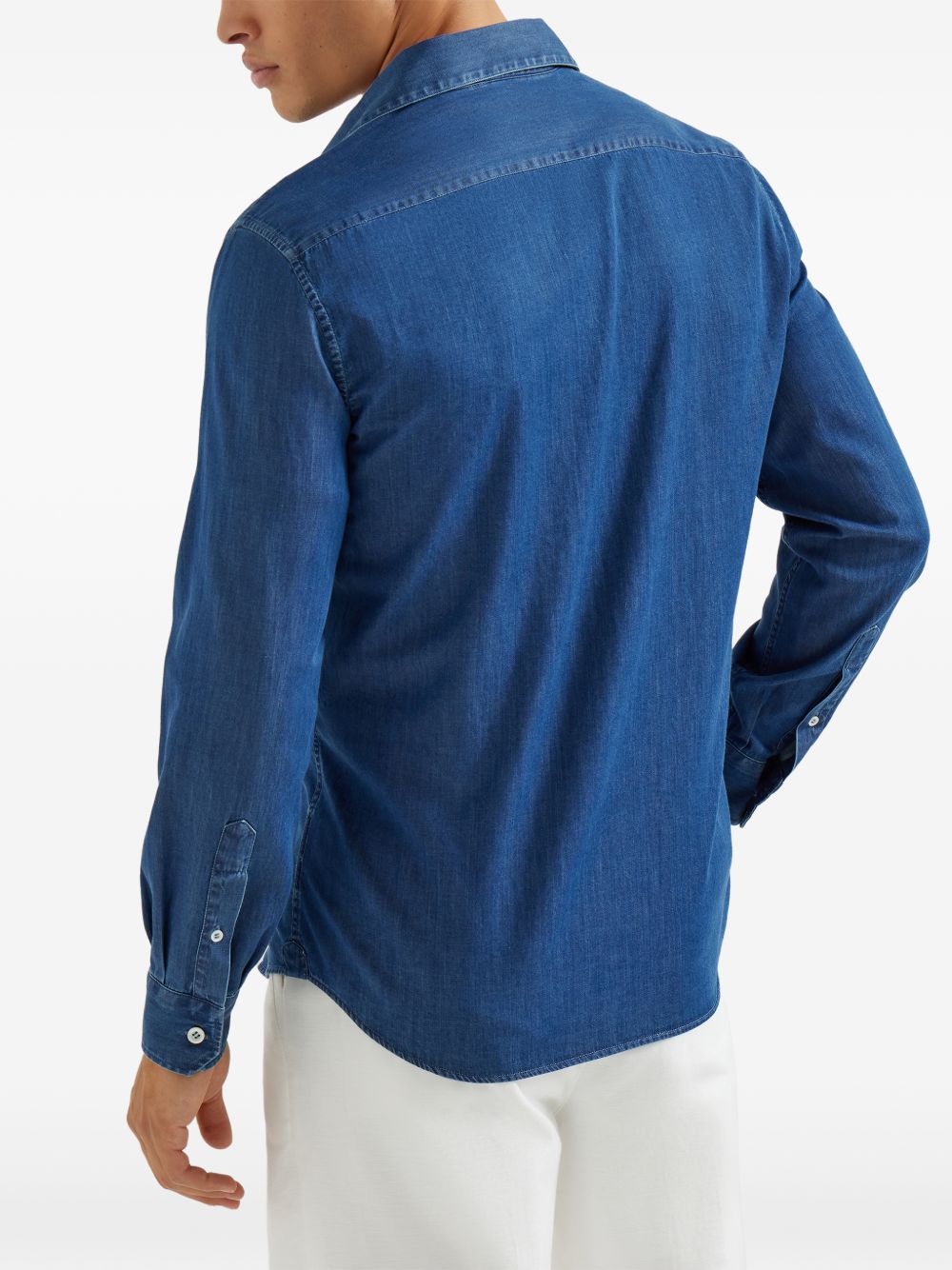 chest-pockets long-sleeve shirt