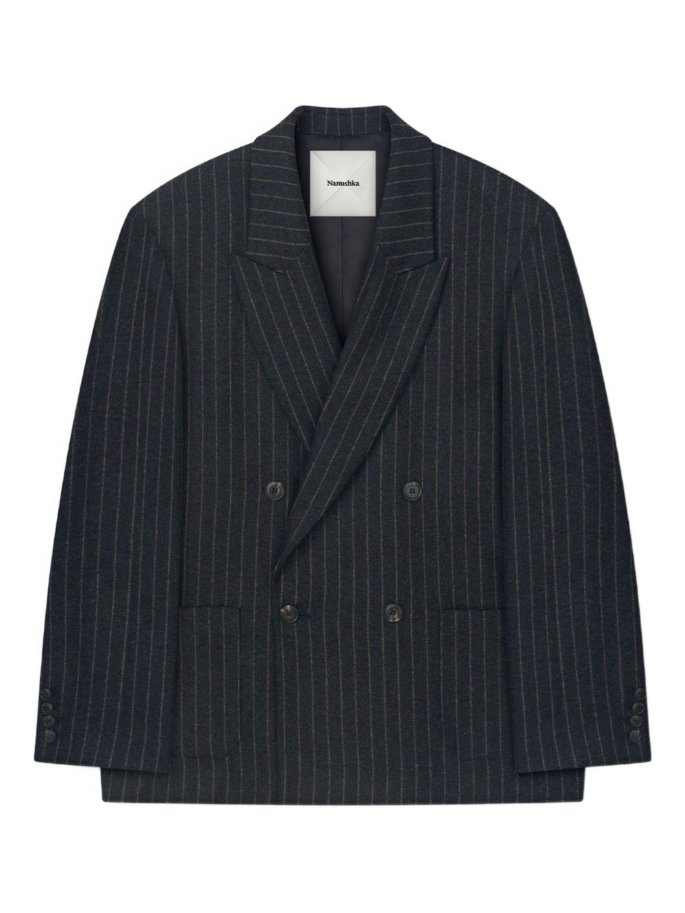 Anselm pinstripe double-breasted blazer