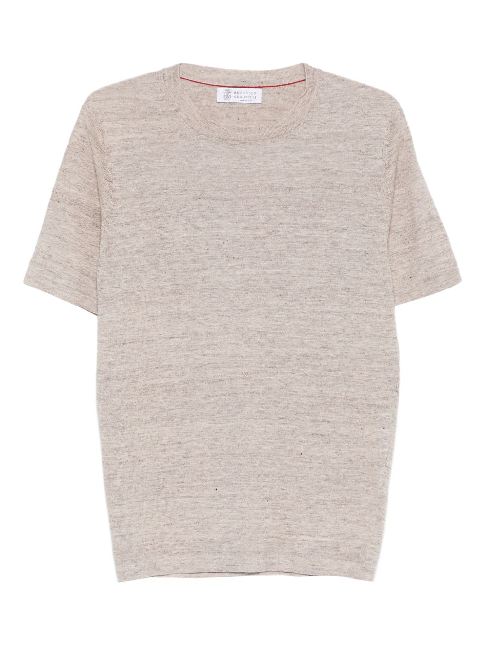 short-sleeve knitted T-shirt 