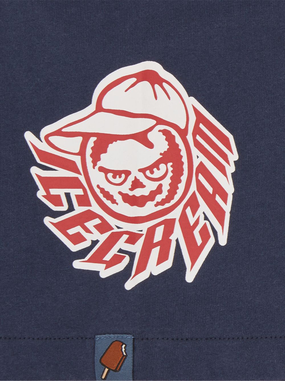 graphic-printed short-sleeved T-shirt