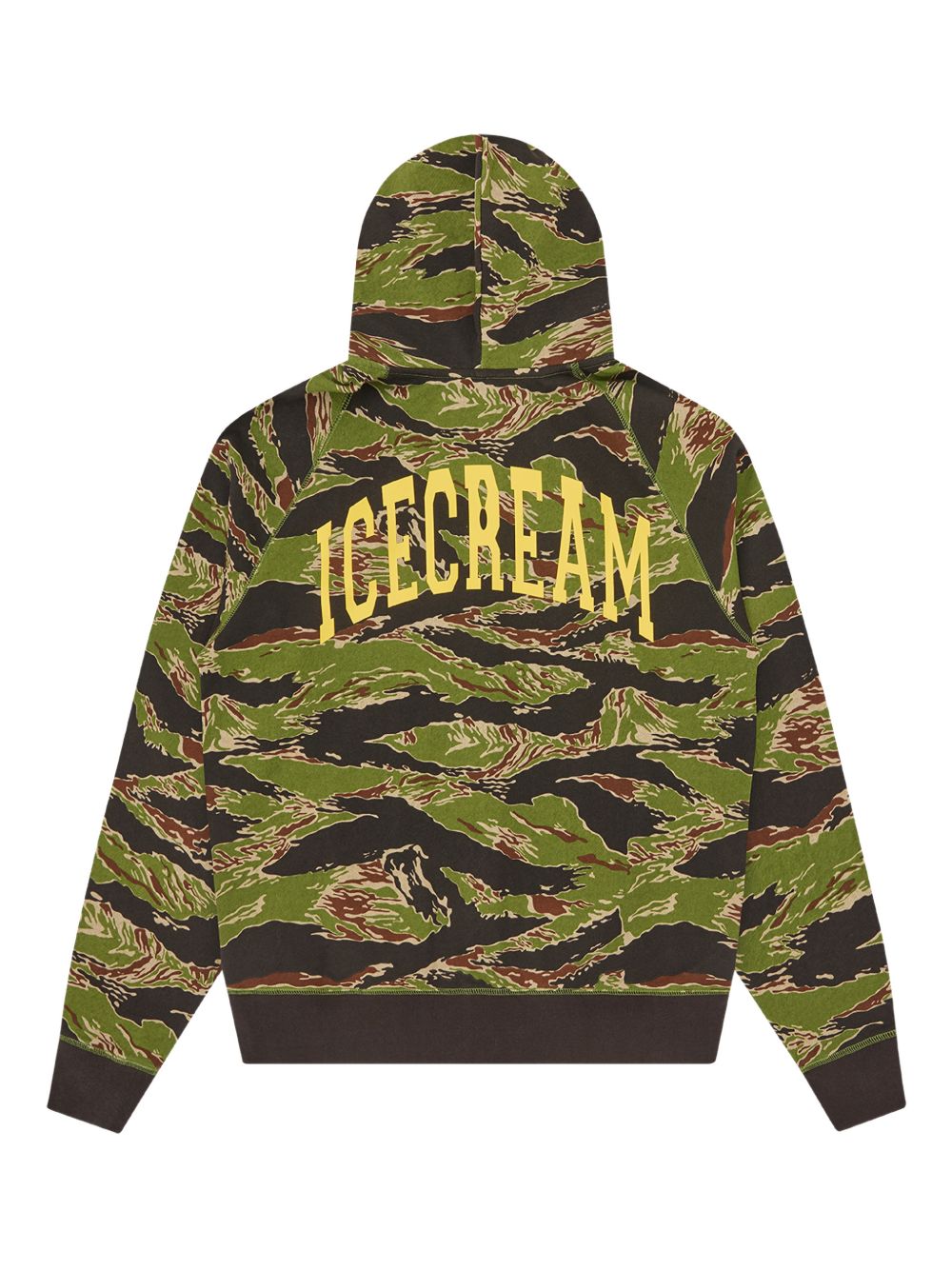 Smiley Tiger camo-printed hoodie