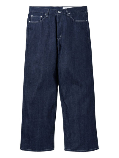 Contrast-Stitch Jeans