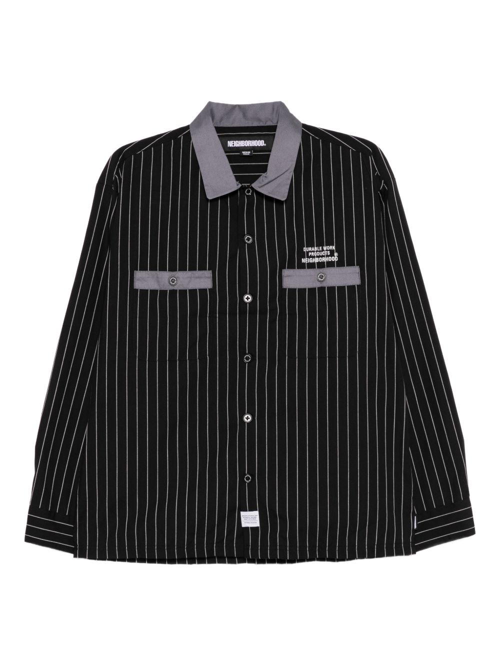 striped pocket shirt