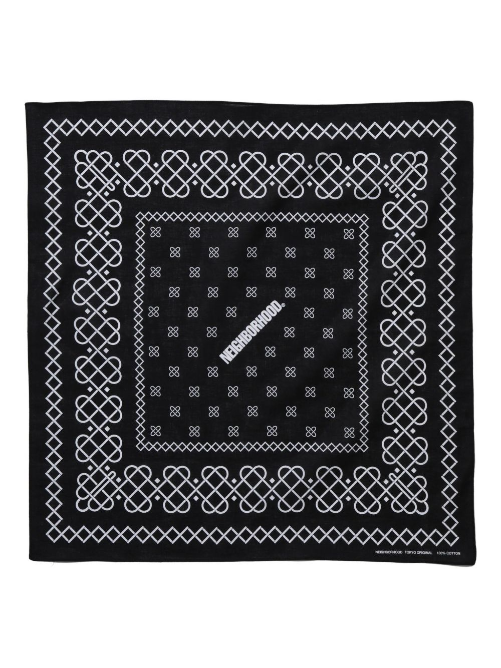 geometric pattern scarf