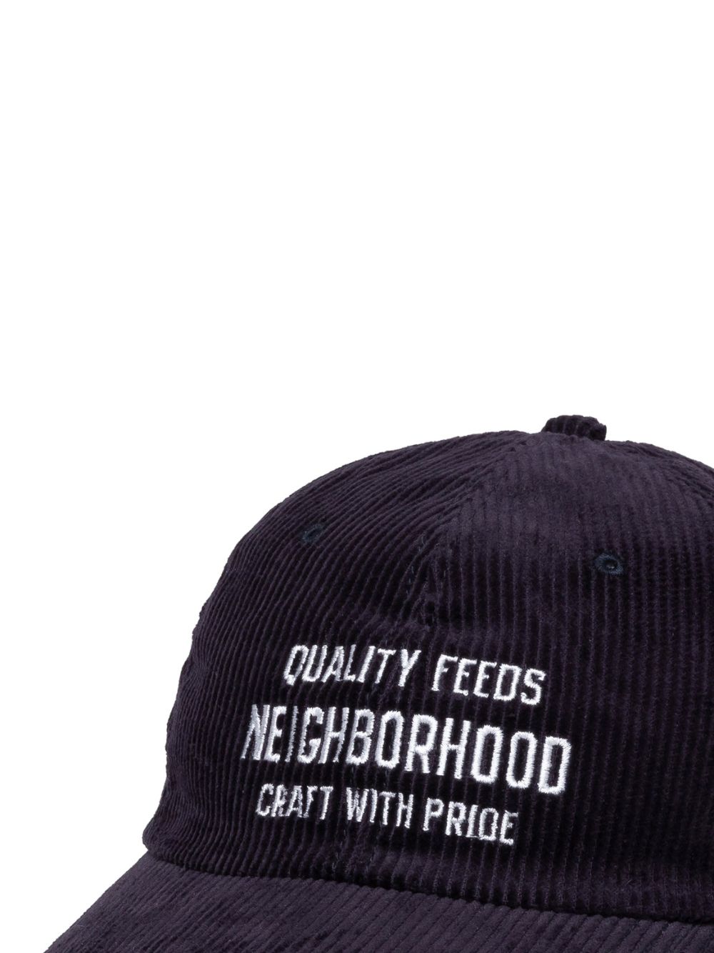 embroidered corduroy baseball hat