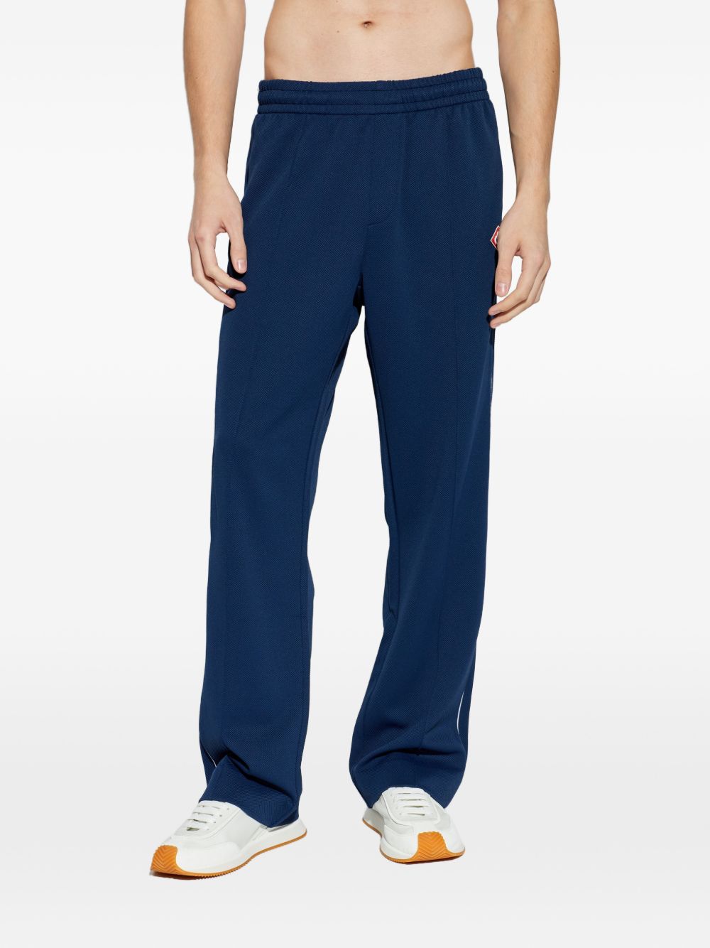 logo-appliqué track pants