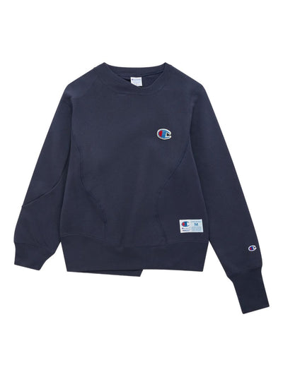 X Champion Patchwork Crew-Neck Sweatshirt
