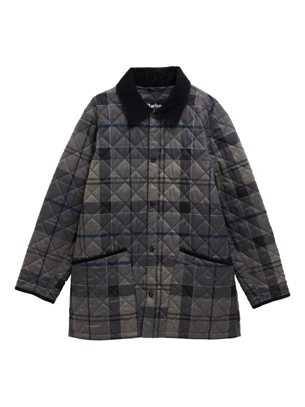 tartan quilted jacket