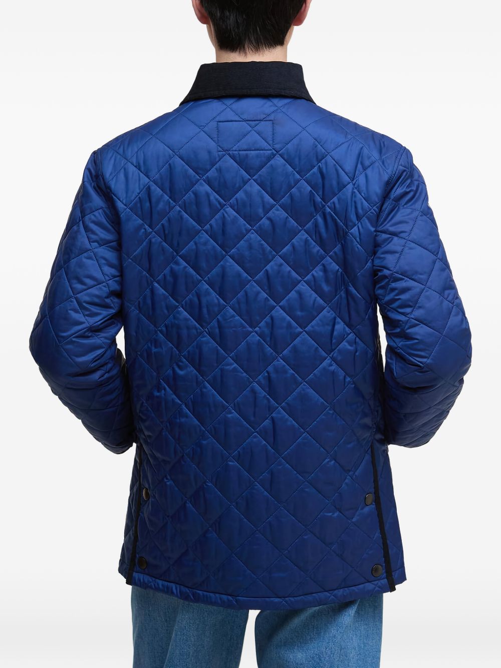 diamond quilted jacket