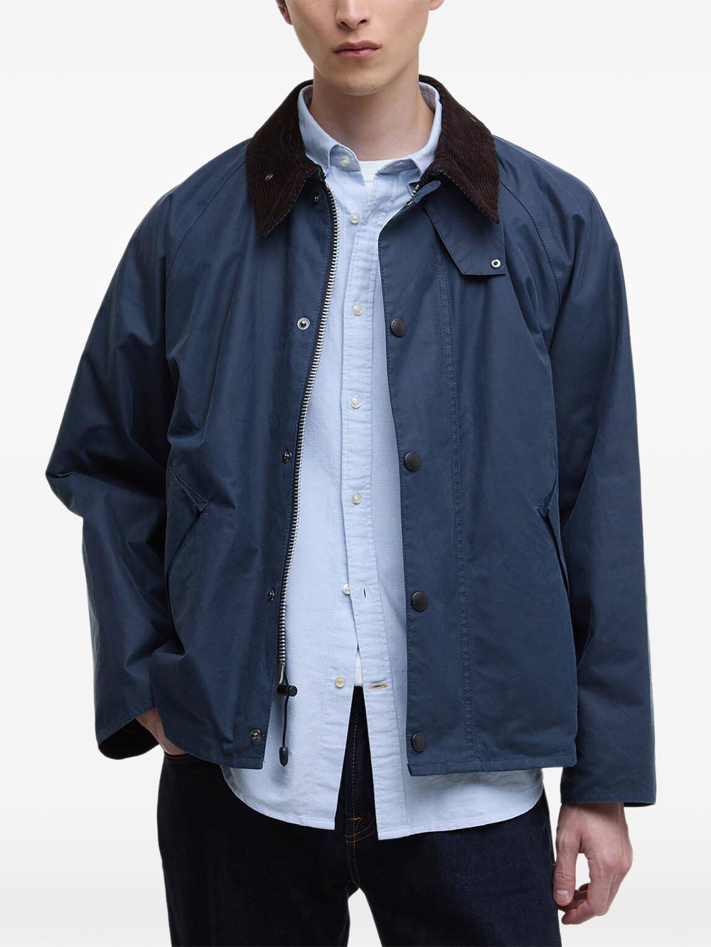 corduroy collar cotton jacket