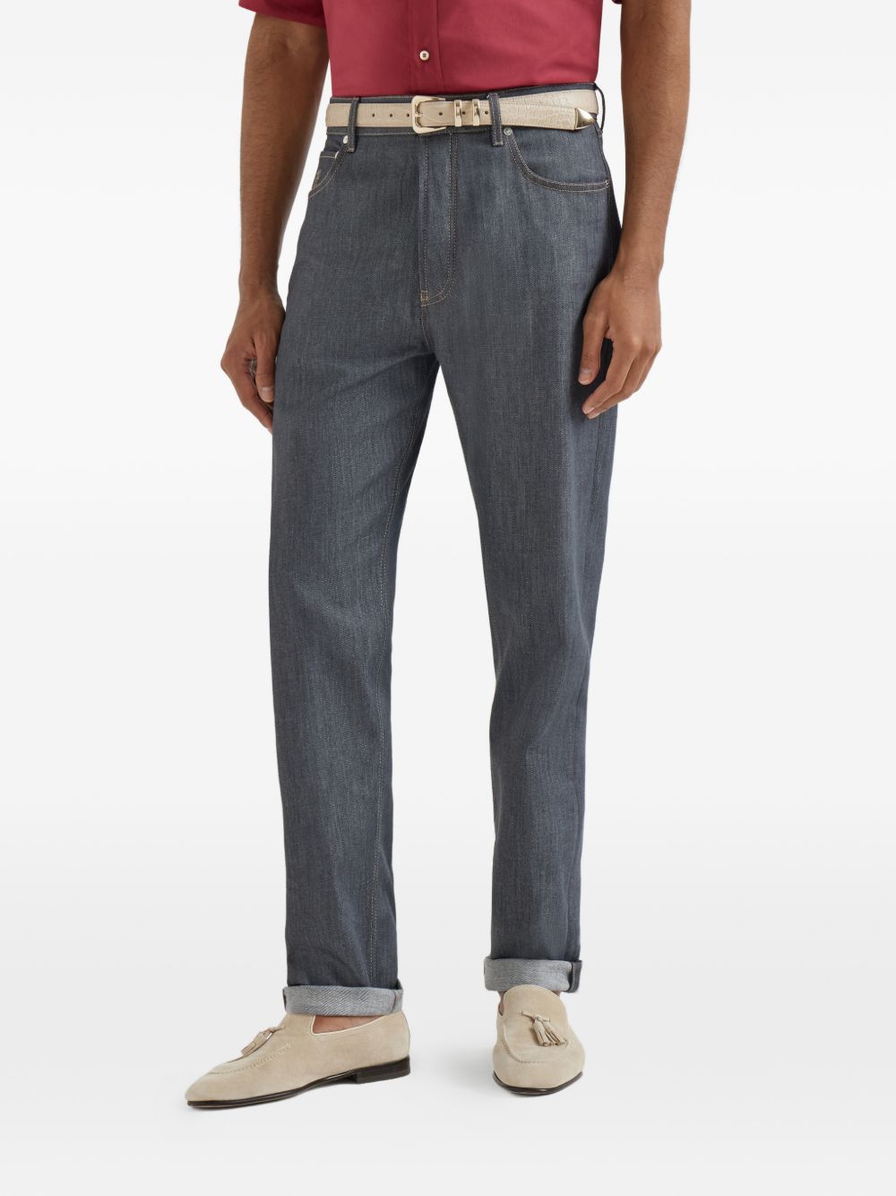 five-pocket trousers