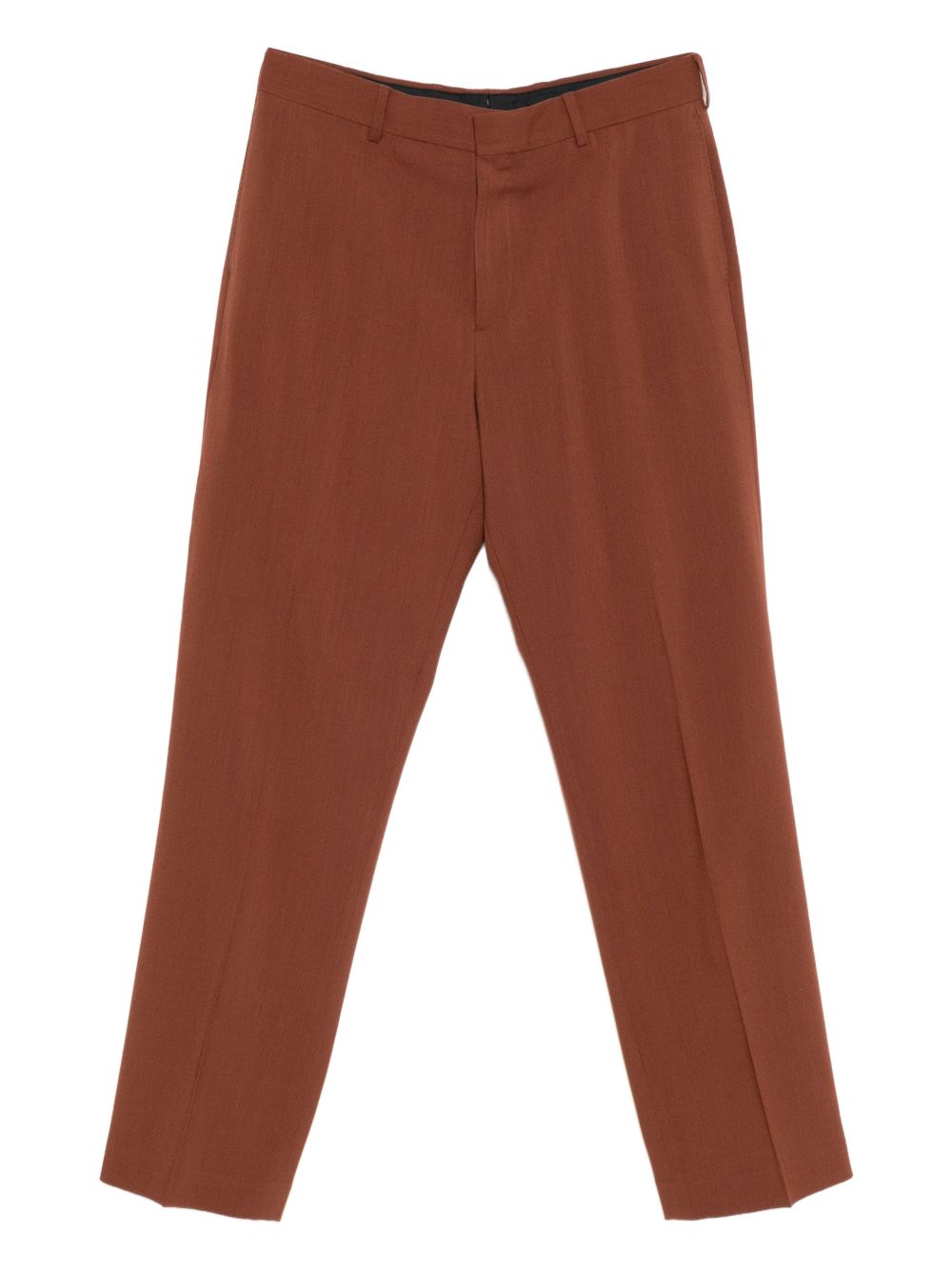 wool straight-leg trousers