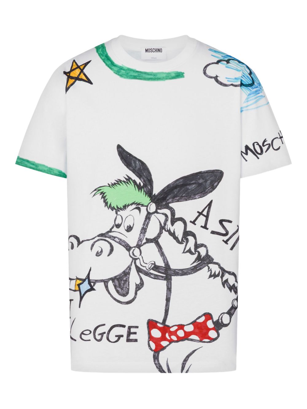 printed crew neck T-shirt