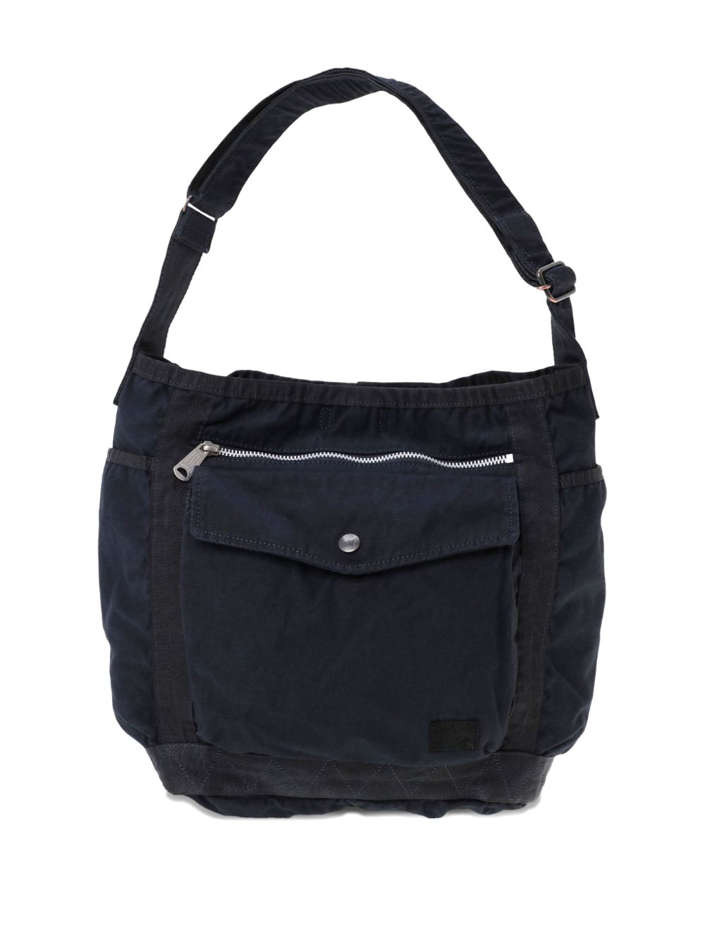 zip-pocket shoulder bag