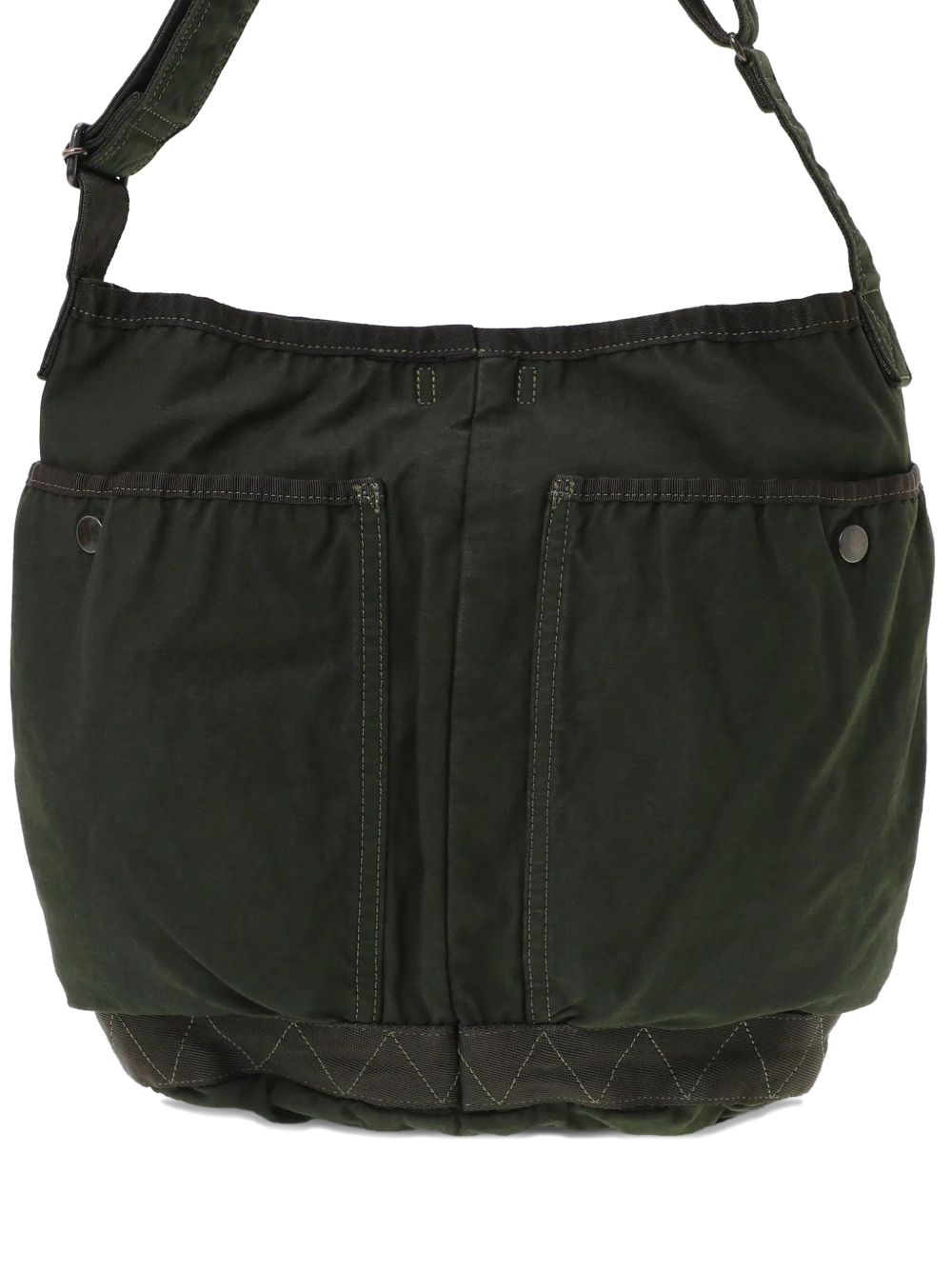 zip-pocket shoulder bag