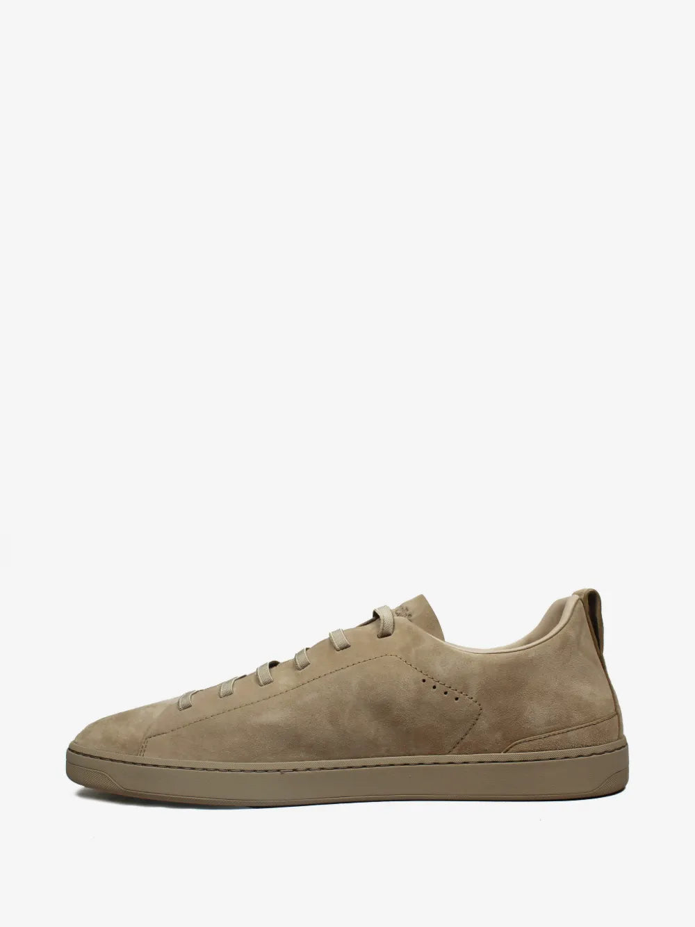 Lace-Up Suede Sneakers
