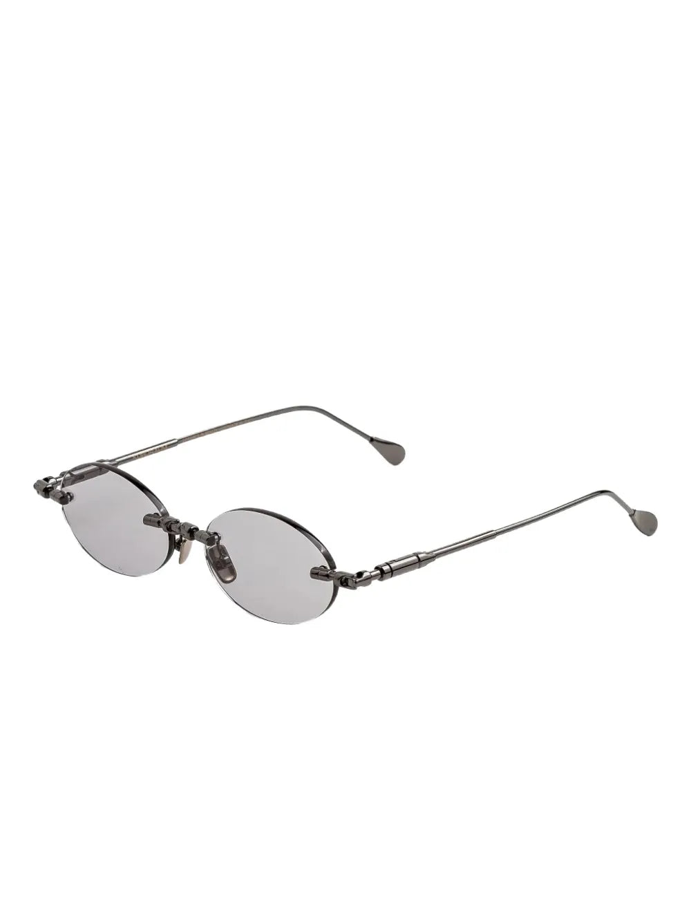 Rimless Oval-Frame Sunglasses