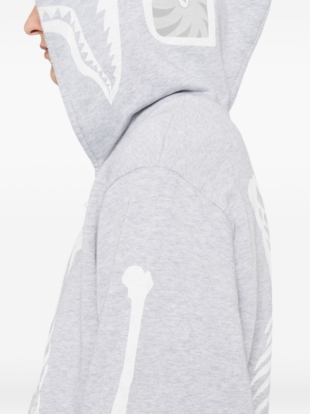 graphic-print hoodie