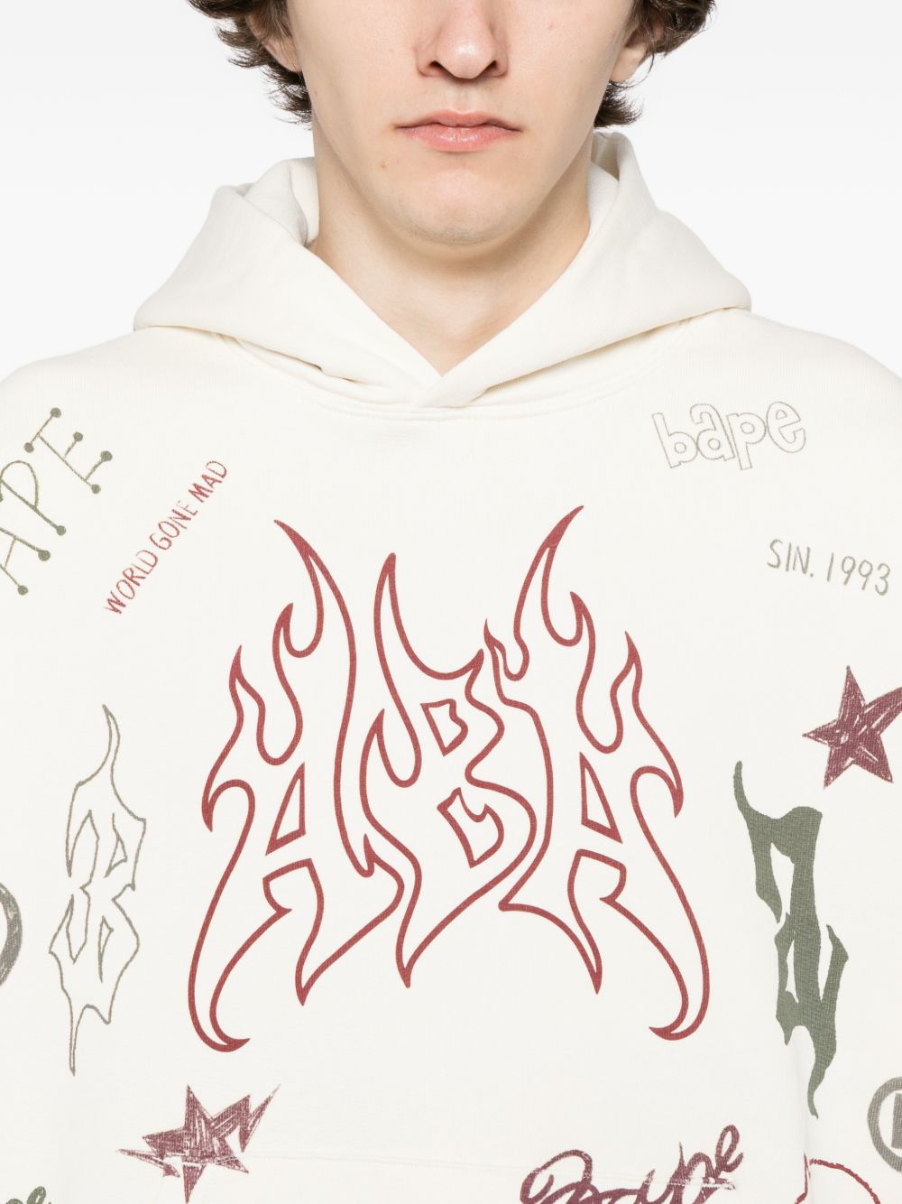 logo-print hoodie