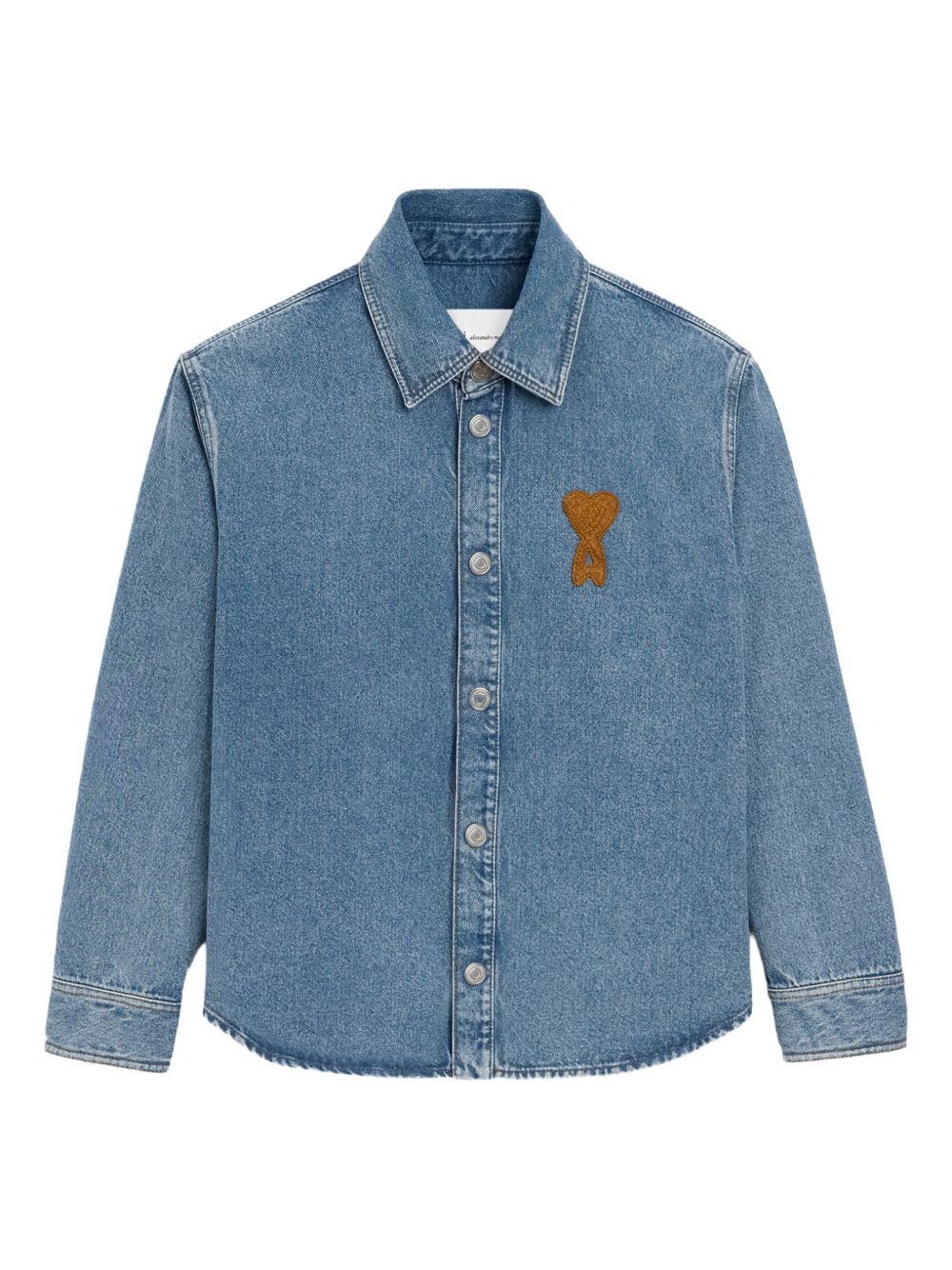 Ami De Coeur denim logo overshirt