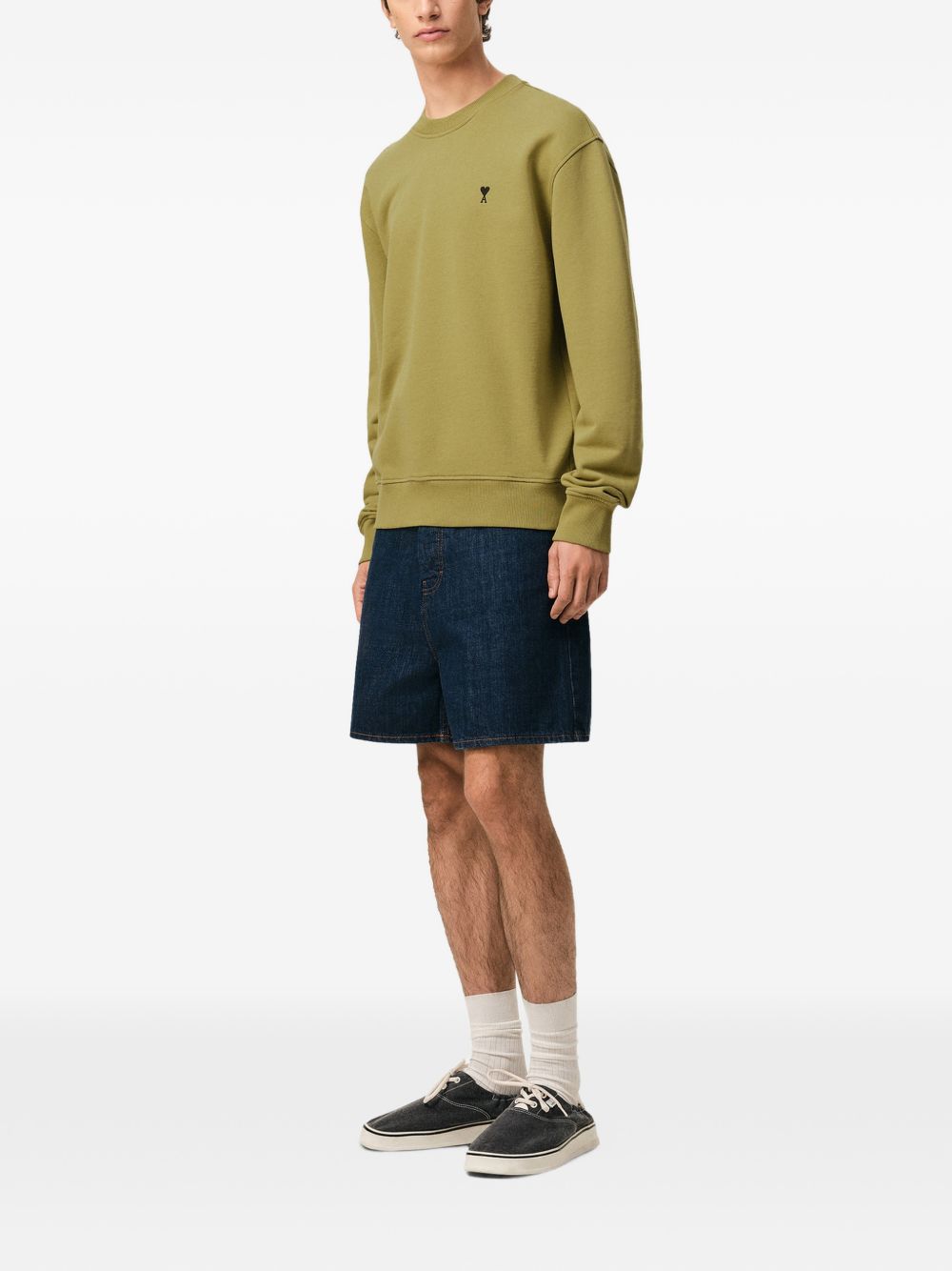 Ami De Coeur logo-embroidered sweatshirt