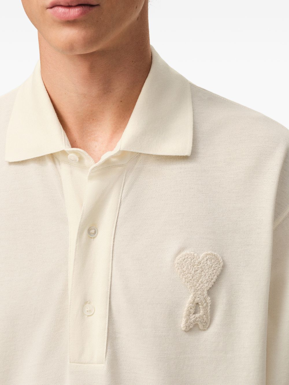 Ami De Coeur logo-patch polo shirt