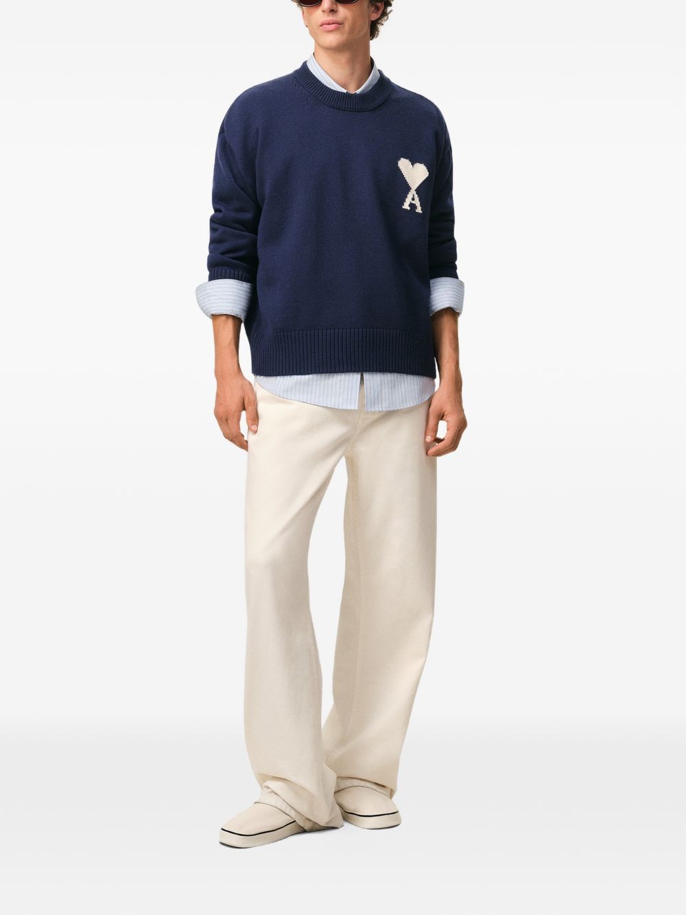 Ami De Coeur logo-detail sweater