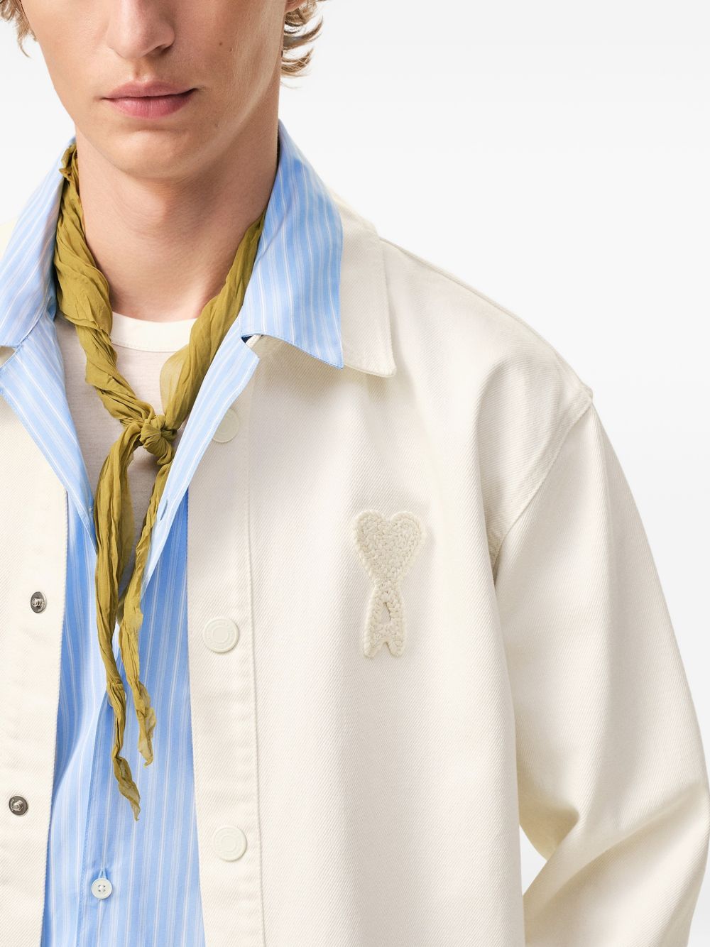 buttoned long-sleeve shirt