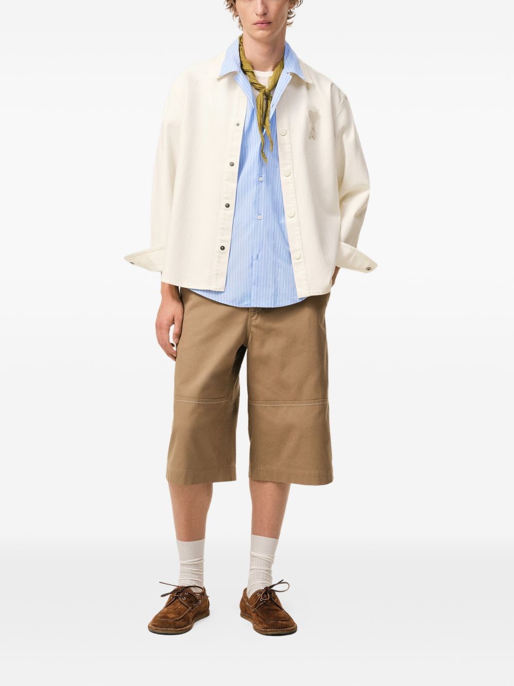 buttoned long-sleeve shirt