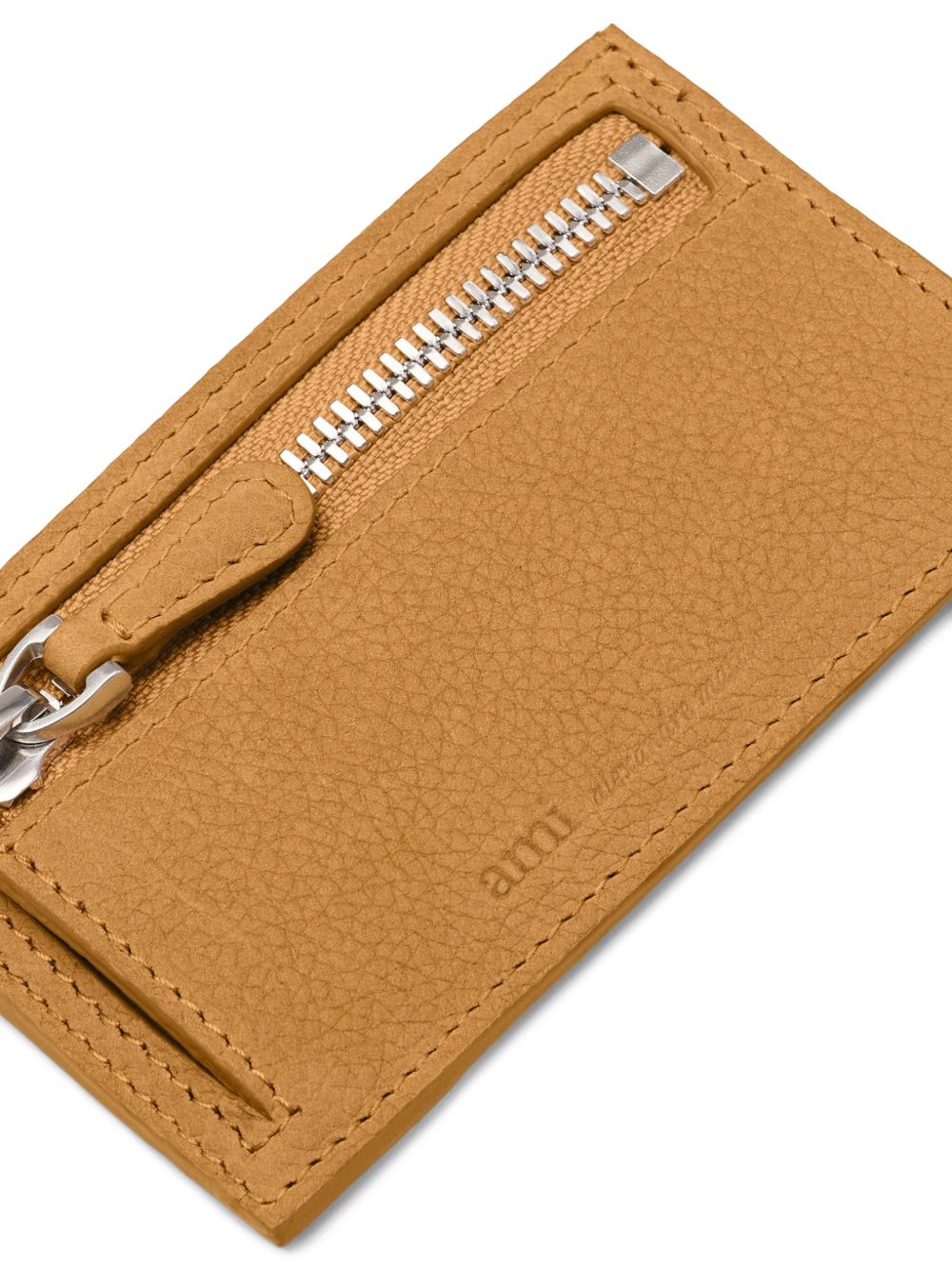 Carrousel zipped grained card holder