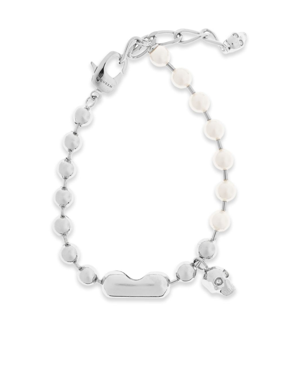 skull pearl bracelet
