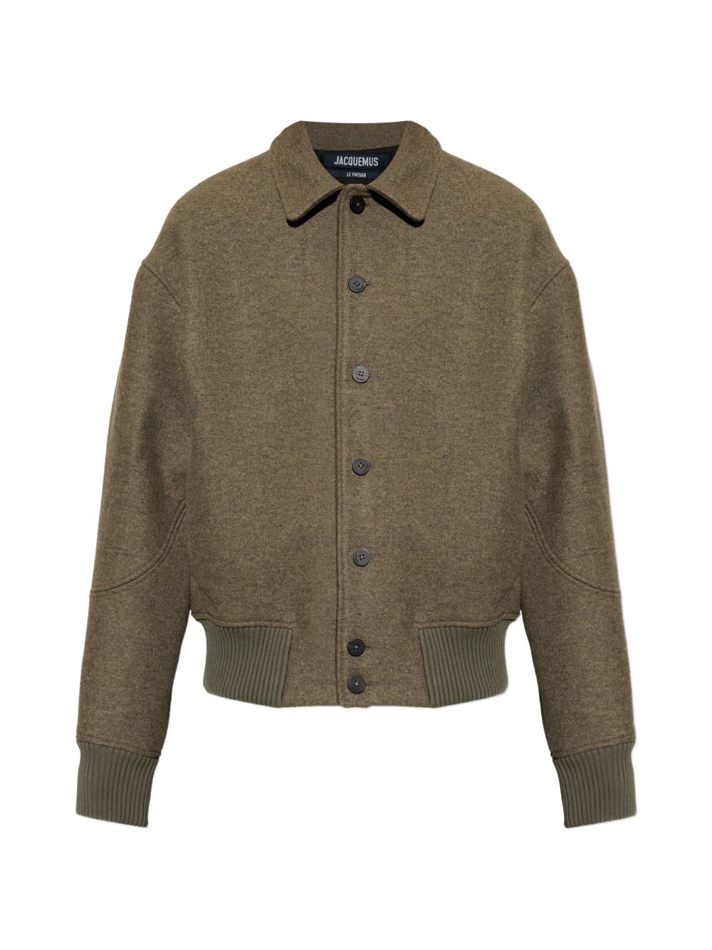 button collar jacket