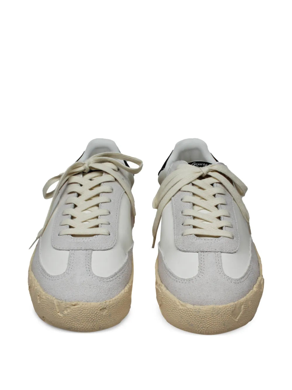 Suede-Panel Sneakers