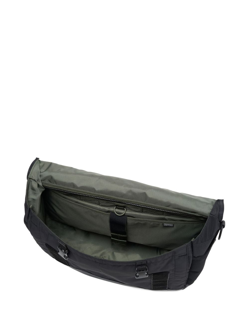 buckle strap messenger bag