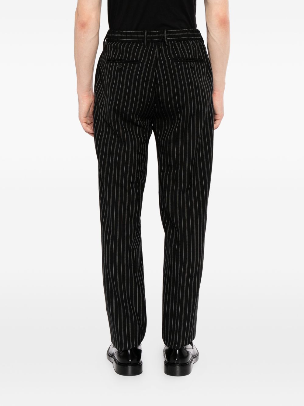 striped tailored trousers