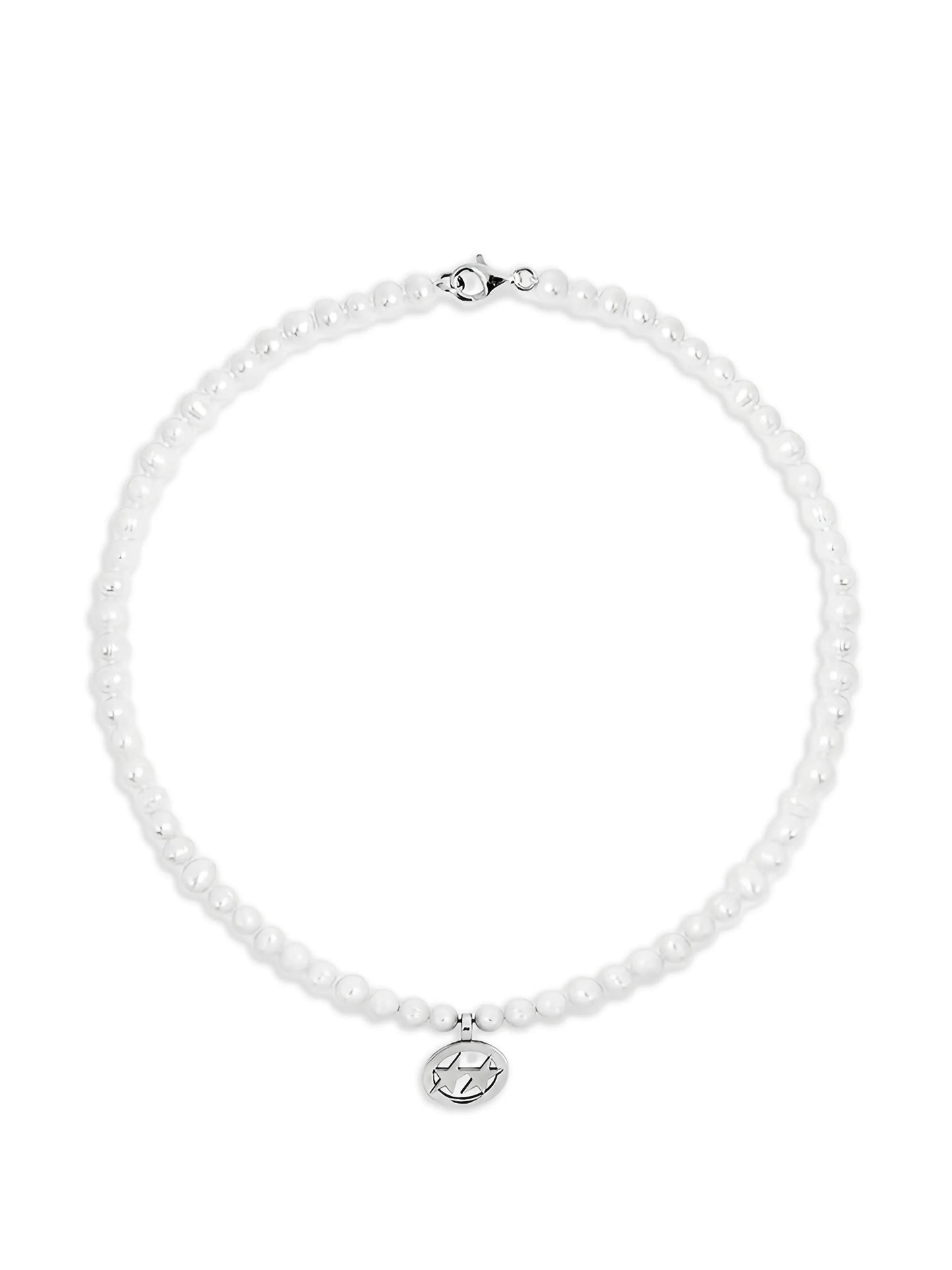 Round Pearl Pendant Necklace