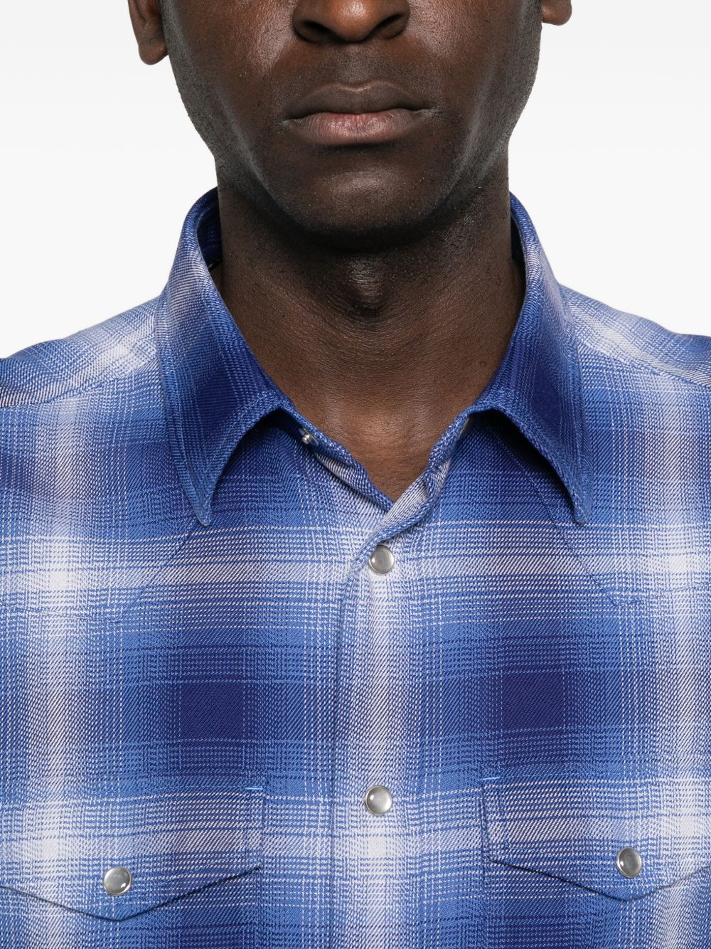 checked-pattern shirt